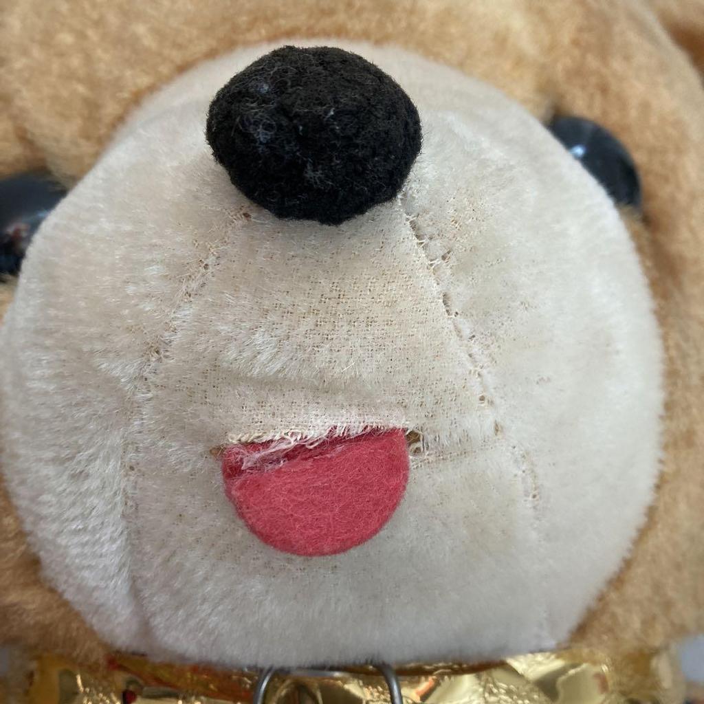 [USED] Showa Retro Bear Plush Toy Teddy Bear