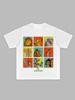 Disney Mickey Mouse Men's Casual Cartoon Print Short Sleeve T-Shirt Cotton Tee Couple Outfit Clothing White T-Shirt Men Clothing