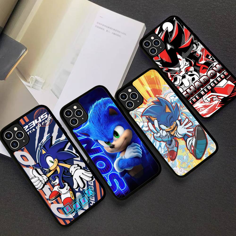 Game Sonic Movie Anime Phone Case For IPhone 17 Pro 16 Plus 16 Pro Max 15 14 13 12 11 PC+TPU Back Cover