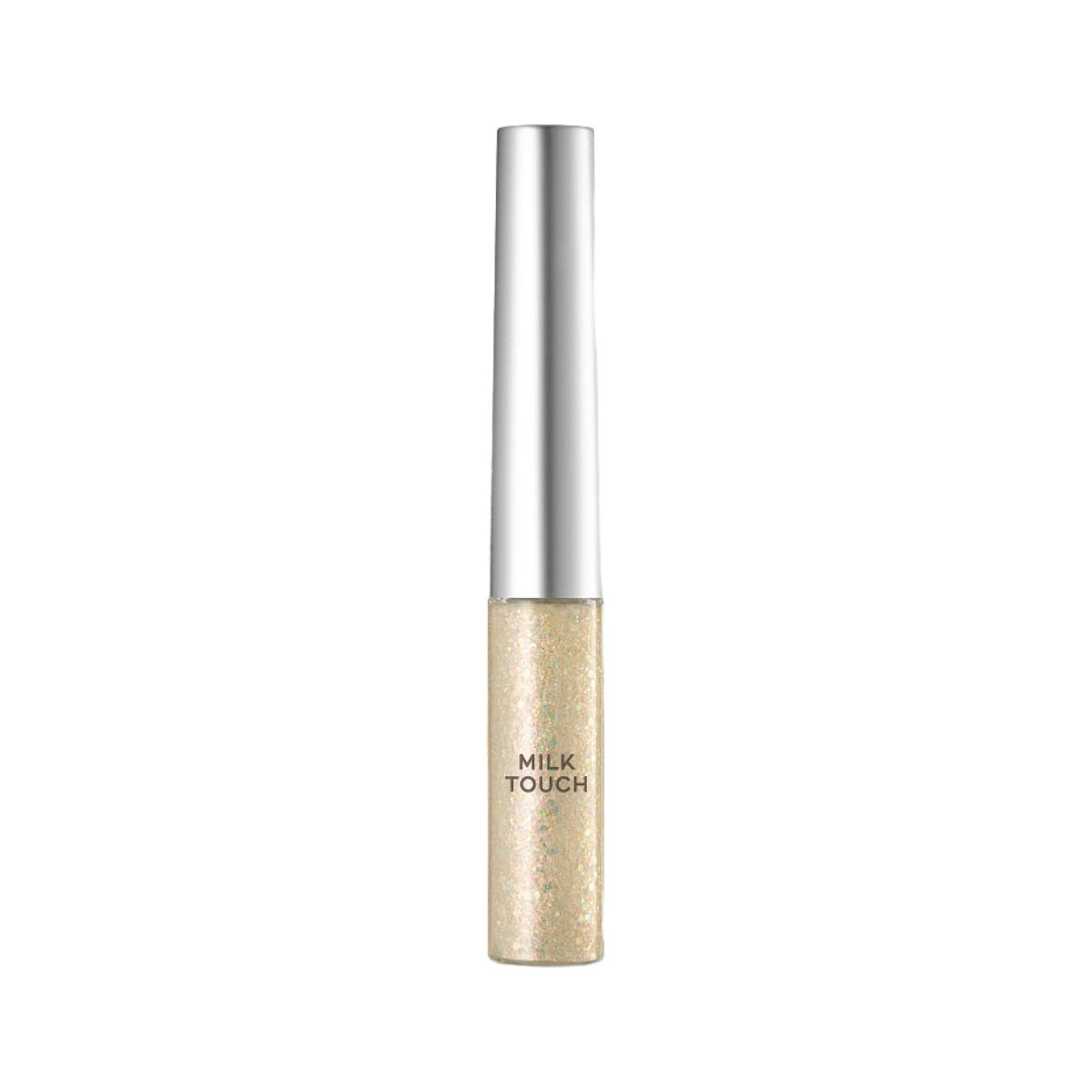 Milk Touch Fairy Jewel Eye Glitter 01 Aurora White Jewelry Long Lasting Liquid Shimmer 7g
