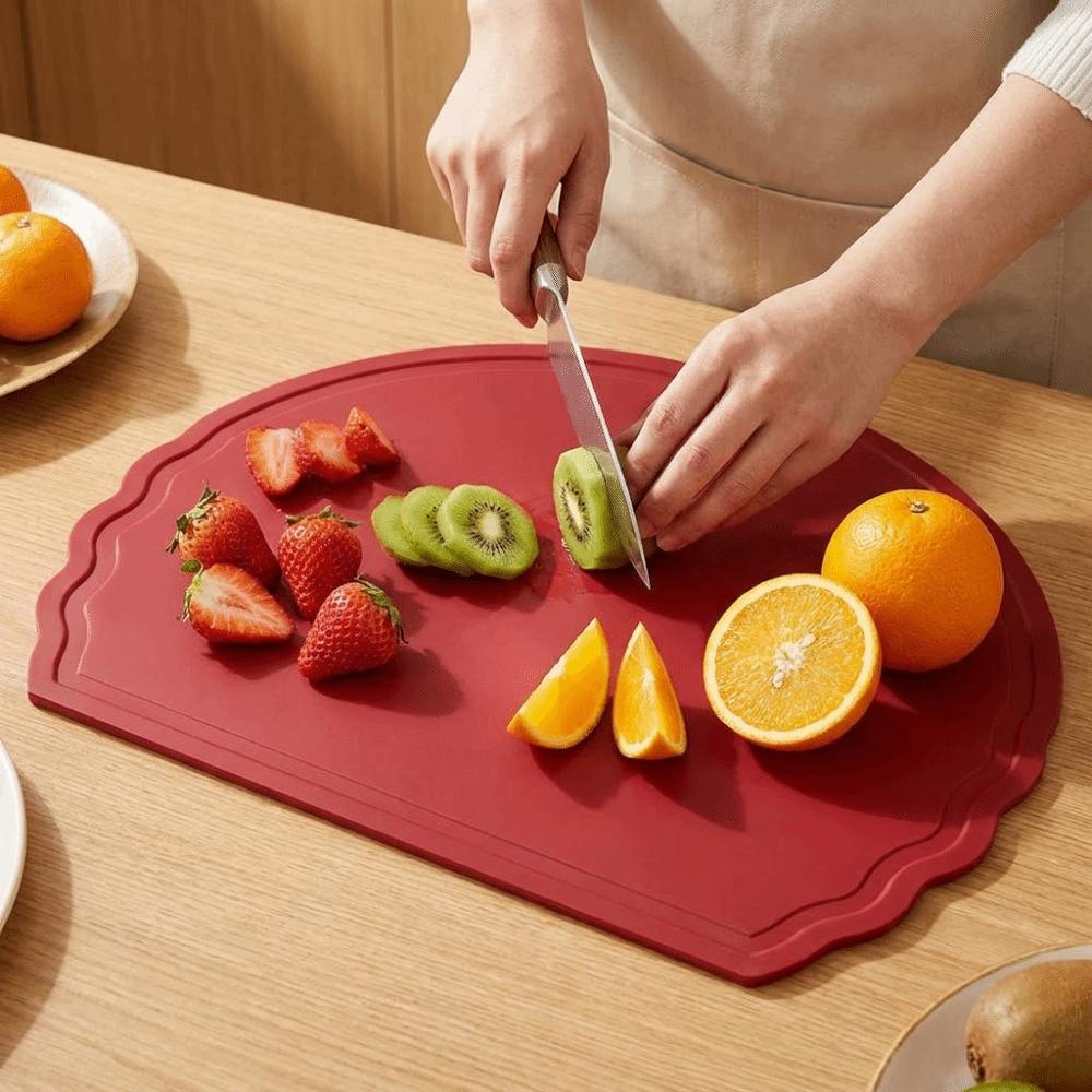 Double-Sided TPU Cutting Board Anti-Bacterial Non-Slip Cutting Mat Vegetable Fruit