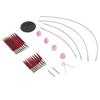 Rundstricknadel-Set, austauschbares, abnehmbares Stricknadel-Set zum Nähen und Basteln