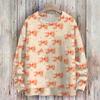Women's Casual Long Sleeve Bow Woolen Sweatshirt Fall  Vacation Long Sleeve Pullover