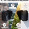 Metal Shell Doorbell Rain Cover Weatherproof Access Control Cover  Access Control System