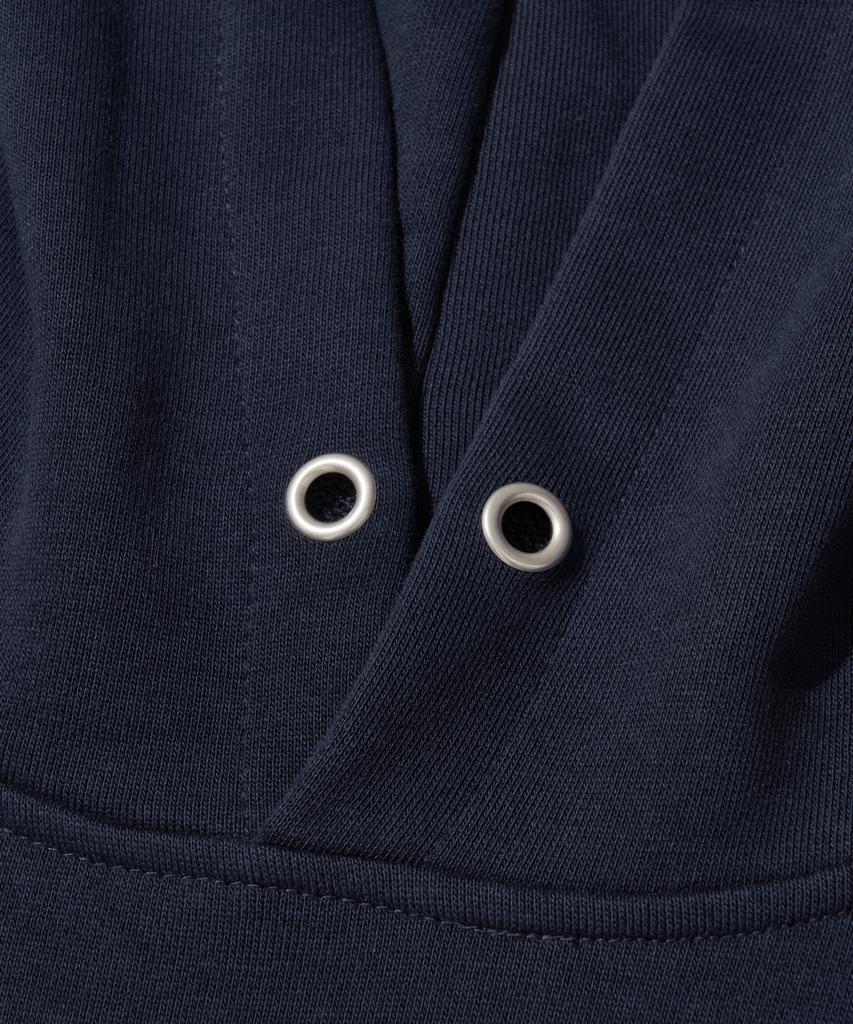 URBANDTYPE Circuit Knit Effect Hoodie_Navy