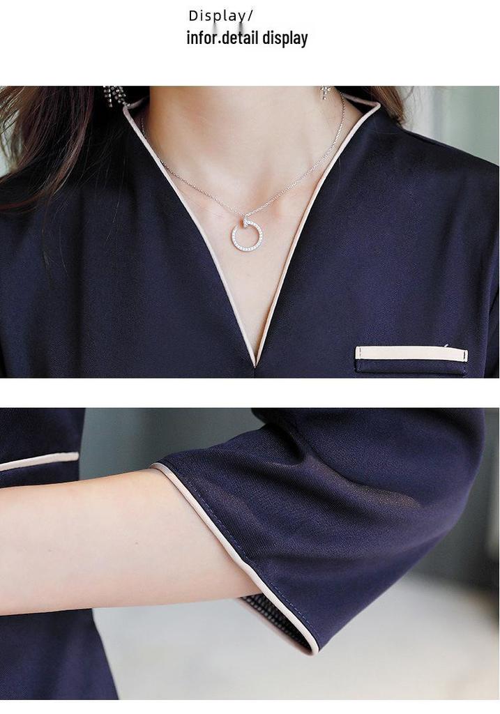 Elegant Women's Professional Uniform for Beauty Salon, Hotel Reception, Wellness Club, and Massage Therapist