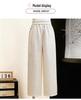 Lightweight Elastic Waist Wide Leg Pants for Middle-Aged and Elderly Women