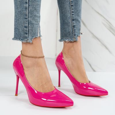 Fashion Plus Size Women Shoes Pointed Toe Pumps Patent Leather Dress High Heels Shoes Wedding Heeled Shoes Zapatos Mujer Women's Pumps