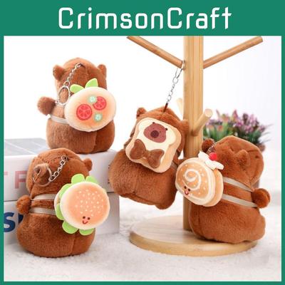 Capybara Stuffed Animal Keychain Plush Toy With Pp Cotton Filling For Party Favor And Gift