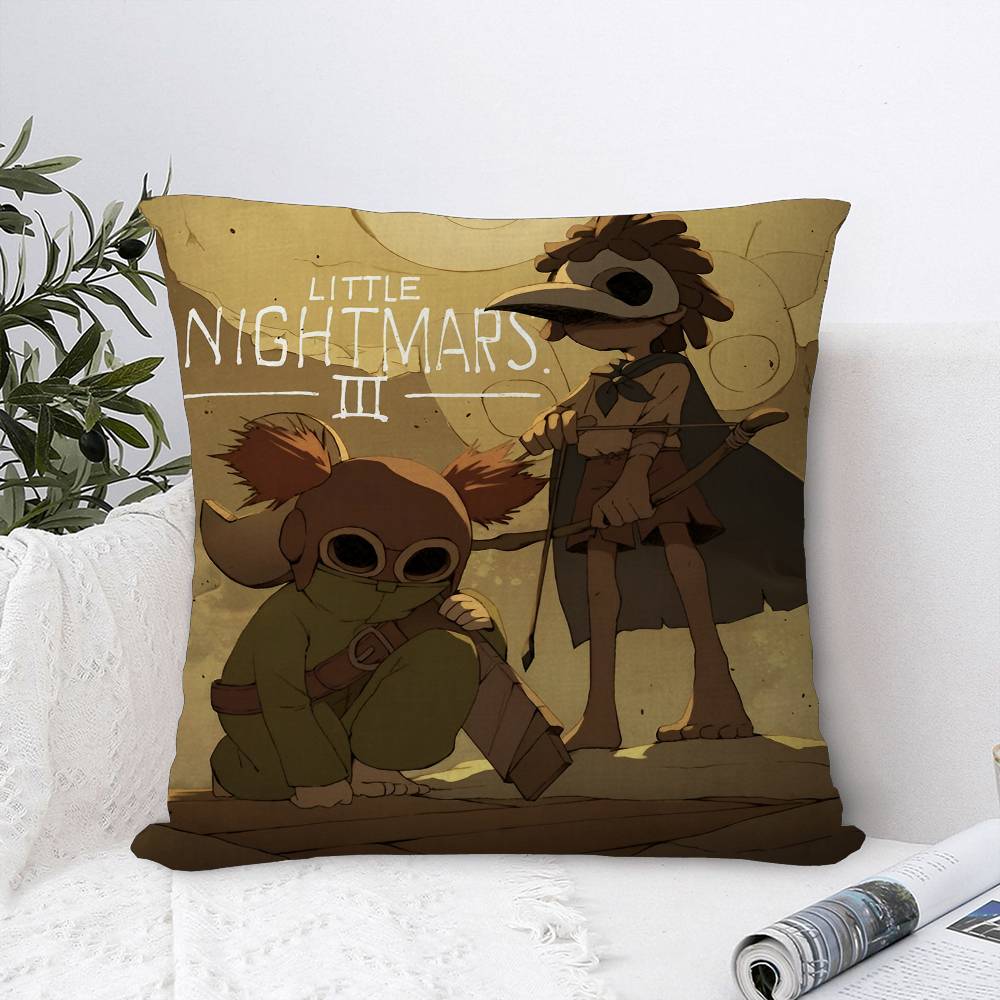 

Game L-Little Nightmares pillow cover sofa cushion cover home room decoration children gift 12x12Inch