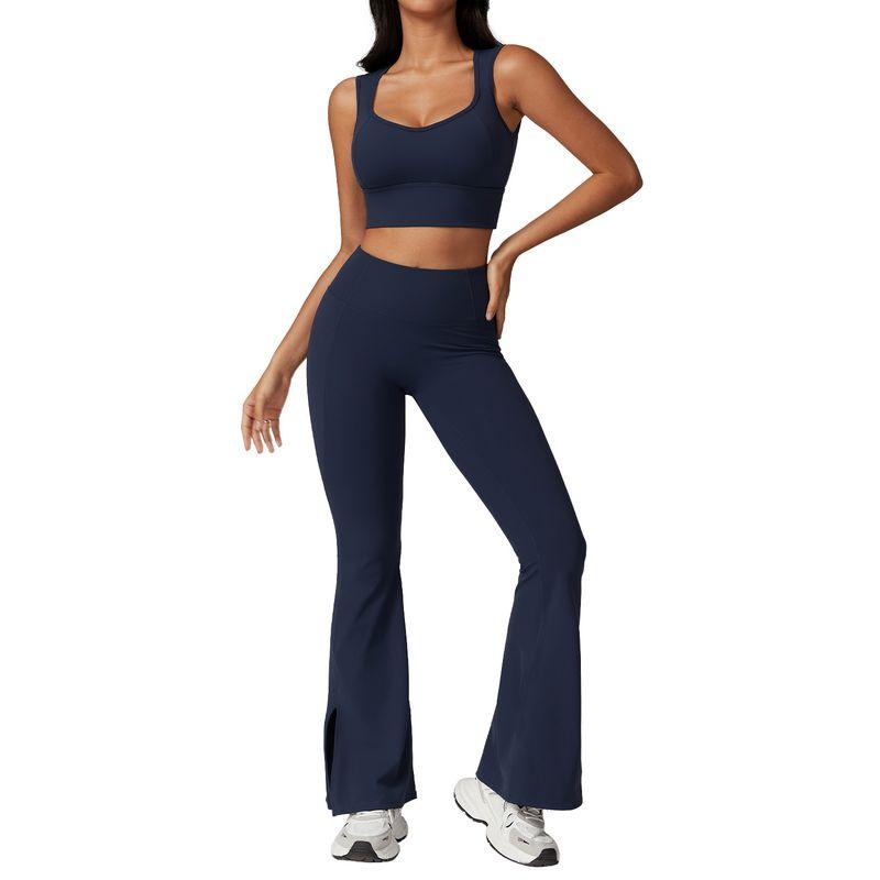 Guangzhou Zechuang Clothing Co., Ltd. Fashion Brushed Back Tight Yoga Suit Female High Waist Hip Lifting Sport