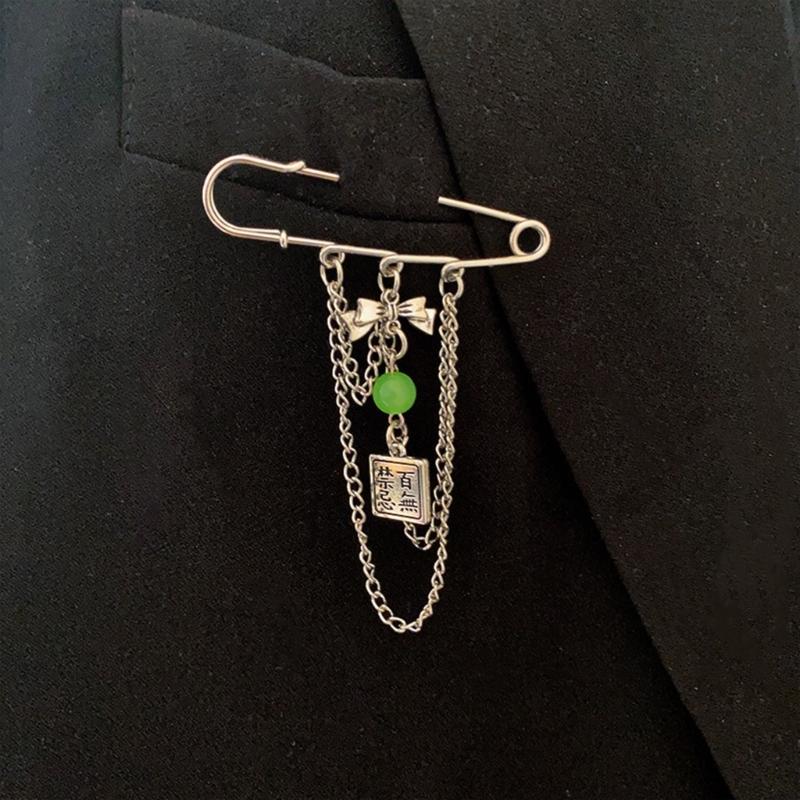 Broche Épingle Chaîne Mode Épingle Corsage Matériau Alliage Épingles de revers Accessoires Bijoux Vêtements pour Décorations de Tissu