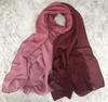 New Bamboo Gradient Modal Scarf Elegant Tie-Dye Muslim Hijab Breathable Sunscreen Headband for Women Summer Lightweight Hijab