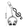 1PC Mobile Phone Pendants Y2K Keychains Airpods Pendant Pendants Minimalist Style Music Note Design Cool Multicolor