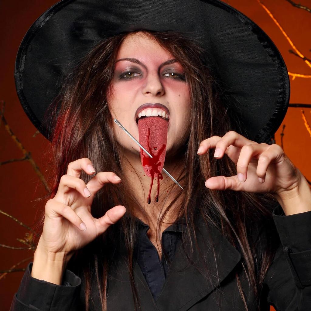 Trick And Prank Tongue Toy, Fake Tongue Simulation Tongue Magic Prop, Halloween April Fool'S Day Scare Toy