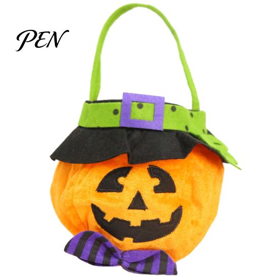 Atmospheric Photo Props Halloween Candy Bags for Kids, Trick or Treat Handbag with Handle, Spooky Small Toy Storage Containers Witch Ghost Black