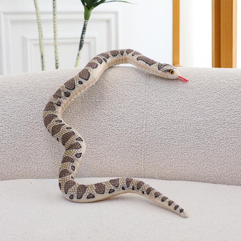Snake Plush Toy With Realistic Design For Kids And Adults Gift Collectible