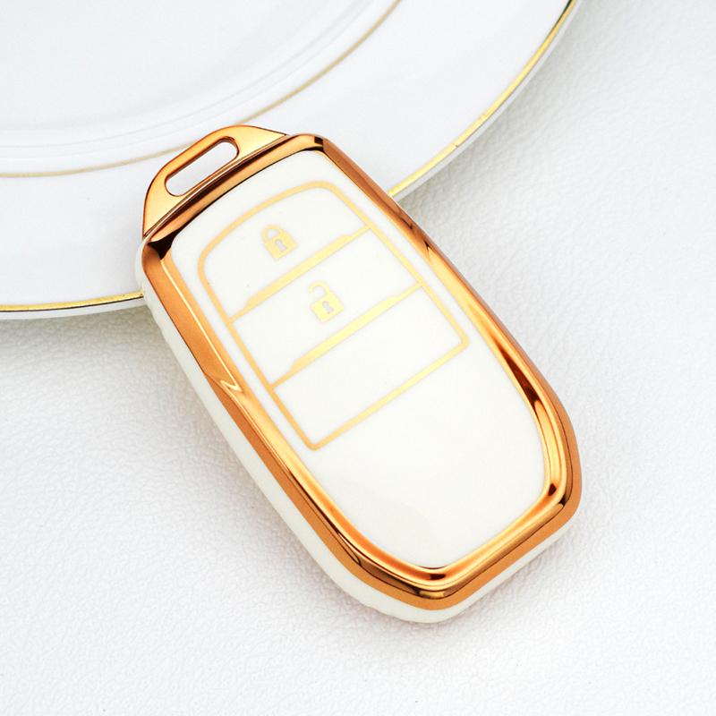 2/3/4 tasten Fernbedienung Schlüssel Fall Abdeckung Shell Fob Für Toyota Fortuner Rav4 Highlander Yaris Auris Camry land Cruiser Prado 150 Mark X Venza