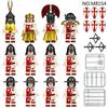 M1801 M1805 M1806 M1813 M1811 Medieval Soldier Building Block Minifigures Toy