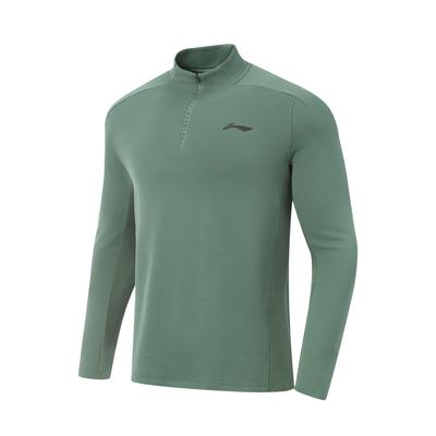 Li Ning Laufserie Stehkragen Logo Buchstaben Stickerei T-Shirt Herren Oberteile ATLV221-3