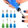 12 Types Electric Nail Drill Diamond Nail File Driller Manicure Electric Nails Accessories Tool
