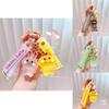 Crystal Stylish Cartoon Blush Animal Keychain Resin Material Ideal For Graduation And Celebrations