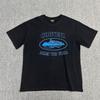 Corteiz Streetwear Baumwoll-T-Shirt Herren Lockerer Schnitt Rundhals Kurzarm Hip Hop Grafik-T-Shirt