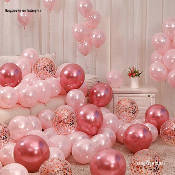 2025 Pink Balloon Set for Engagements, Weddings, and Birthdays