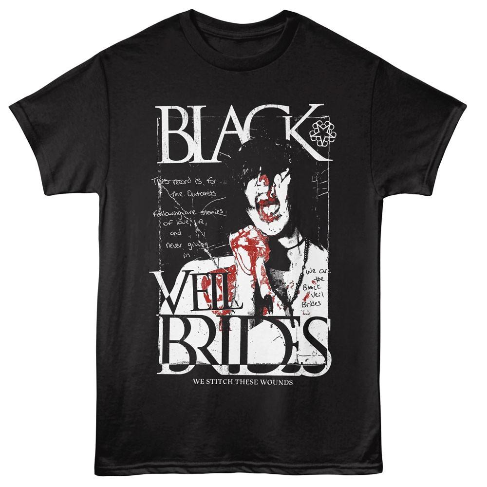 Black Veil Brides Singing This Record Is For The Outcast Men s T Shirt XXL