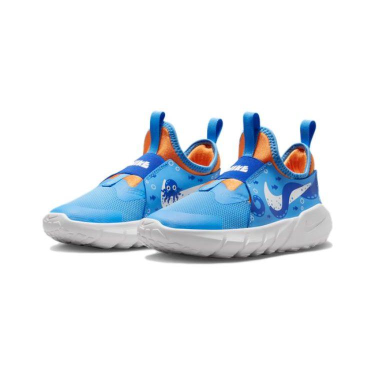Nike Flex Runner 2 Ps Kids University Blue Vivid Orange Hyper Royal Summit White Running Sneakers DX2515-400