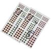 2 Sheets Three Dimensional Artificial Simulation Lure Bait Fish Eyes Set DIY Sticker