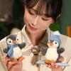 New Winter Skateboard Peanut Penguin Doll Doll Trumpet Ski Christmas Cute Pet Plush Toy Gift