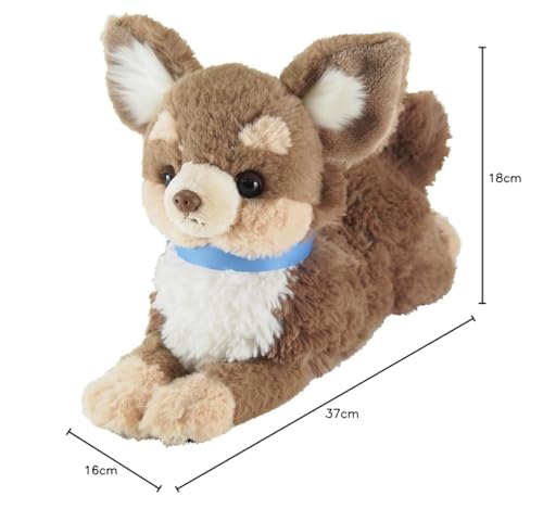 Sun Lemon Chihuahua Lap Dog Plush Animal Small 18 X 16 X 37cm Cute Dog P-8712