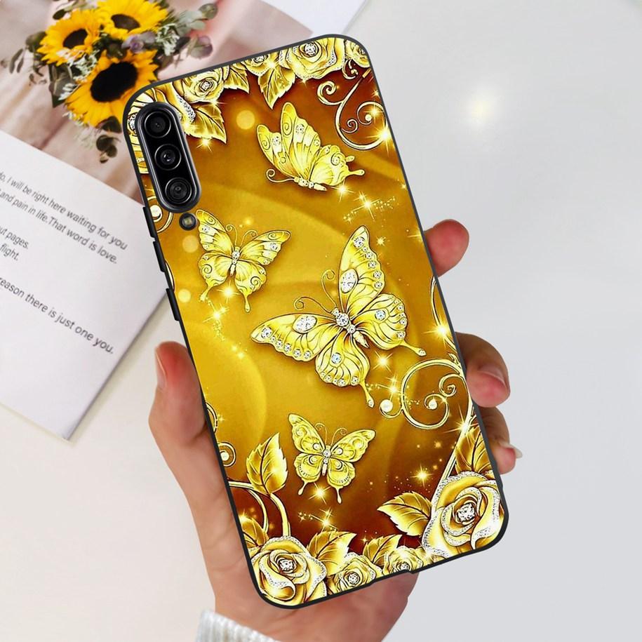 For Samsung Galaxy A90 5G Case Popular Flower Soft Silicon Phone Cover For Samsung A90 5G Fundas A 90 SM-A908N Shockproof Bumper