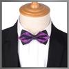 [Buzz Selection] Jacquard Double Bow Tie, Suitable for Weddings, Business, Stylish, Unique, Glossy, Elegant, Men's AC531 (Silver)