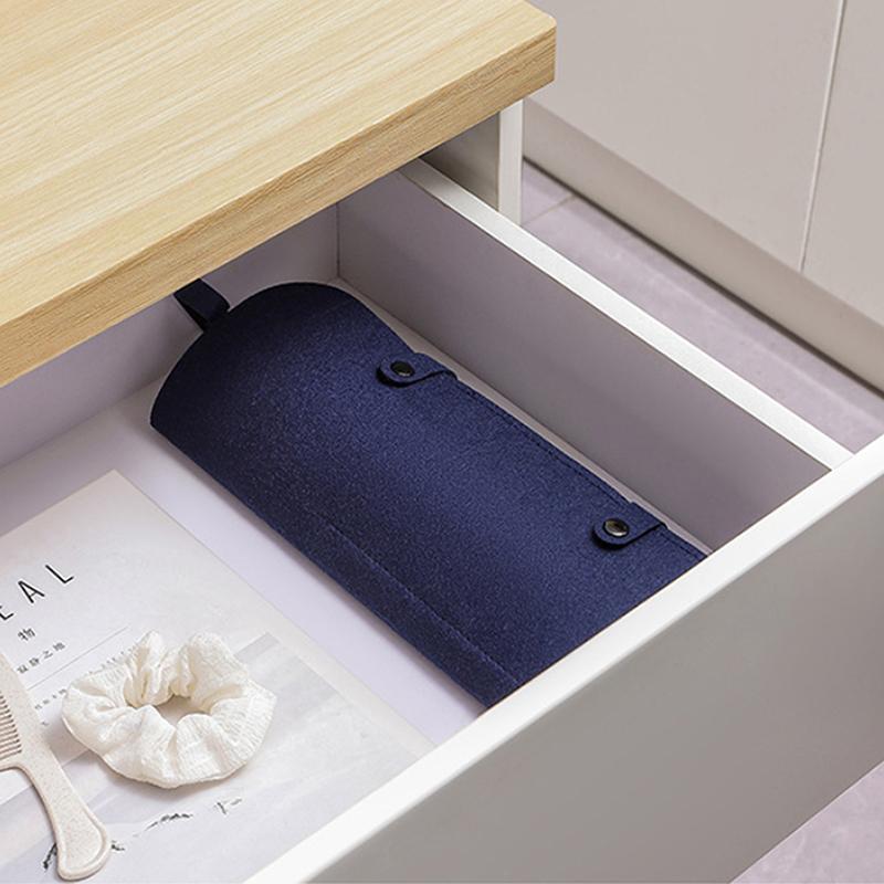 Hair Curling Iron Storage Bag Travel Felt Hair Straightener Storage Bag Flat Iron Organizer Pouch Curling Iron Insulation Mat