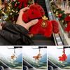 Shnmersy Zodiac Horse Plush Toy Plush Keychain with Lanyard Amulet Horse Cute Animal Pendant Original War Horse Year of the Horse Decoration Kids