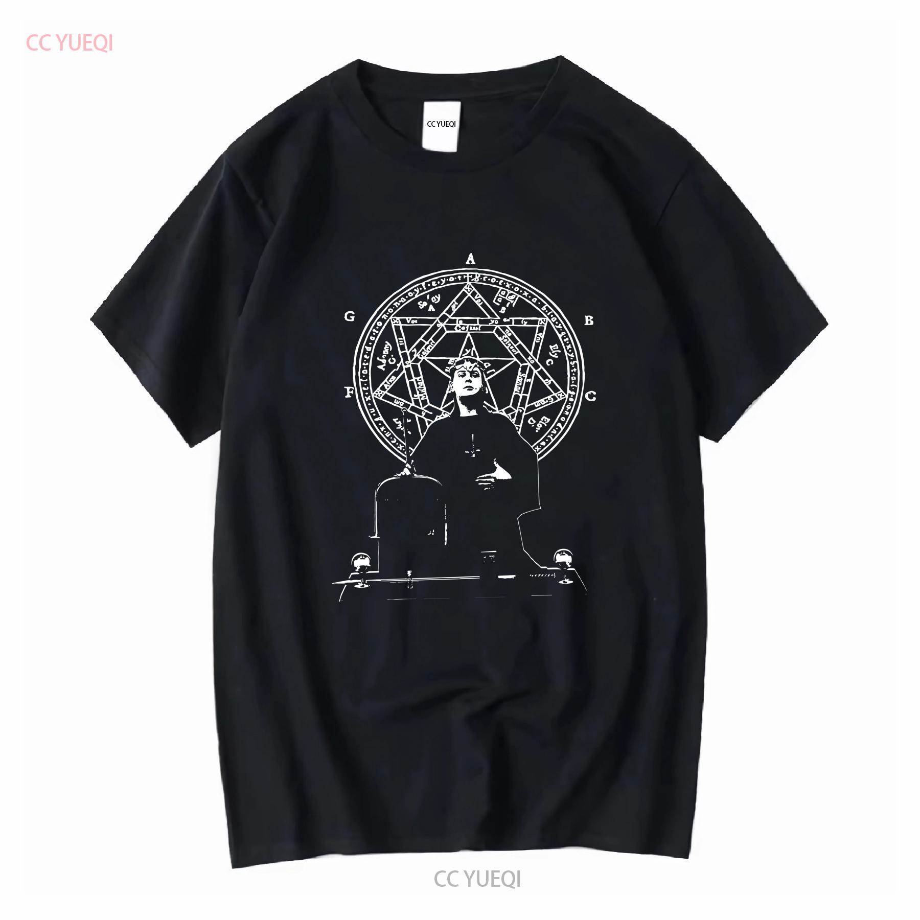 

Aleister Crowley Ritual T Shirt Gothic Occult Magick Thelema Heptagram long or short sleeves vintage Washed 4XL