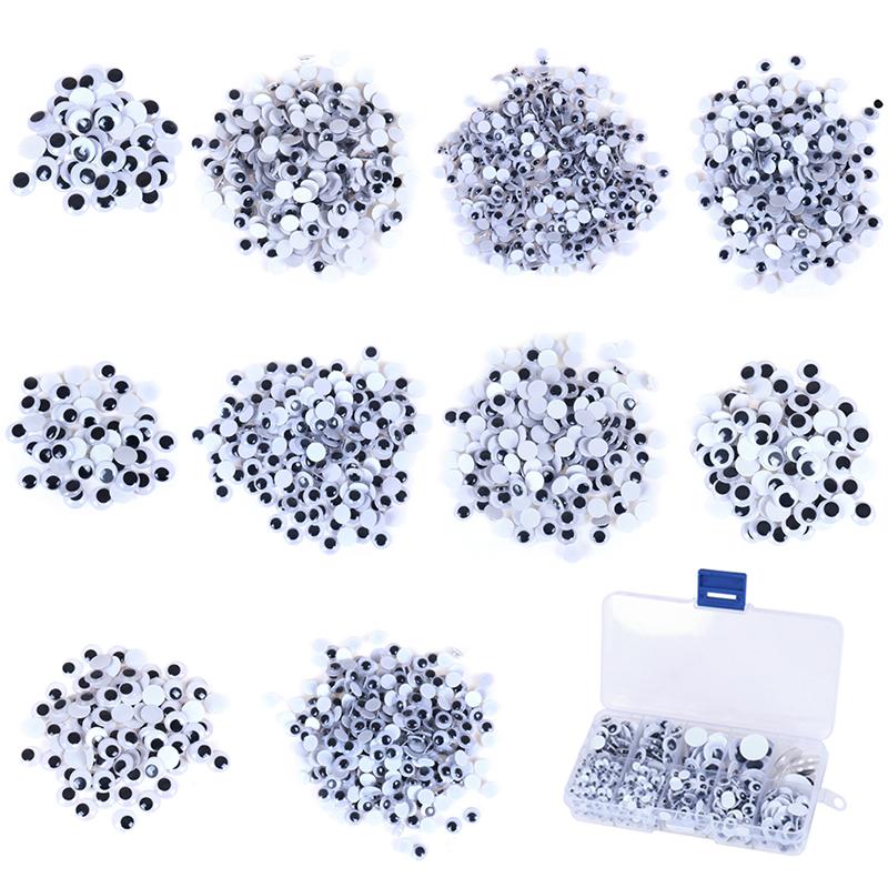 Αυτοκόλλητα Mixed Eyes For Toys Doll Googly Wiggly Eyes Diy αξεσουάρ