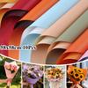 58x58cm/10pcs Waterproof Floral Art Wrapping Paper Roll Solid Color Florist Fresh Flower Wrapping Paper Materials Fog Paper