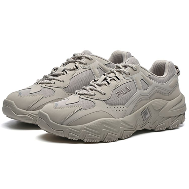 Fila Predator 2 Casual Retro Shock Absorbing Breathable Rebound Low Top Lifestyle Shoes Men sneaker Pumice F12M216132FPS