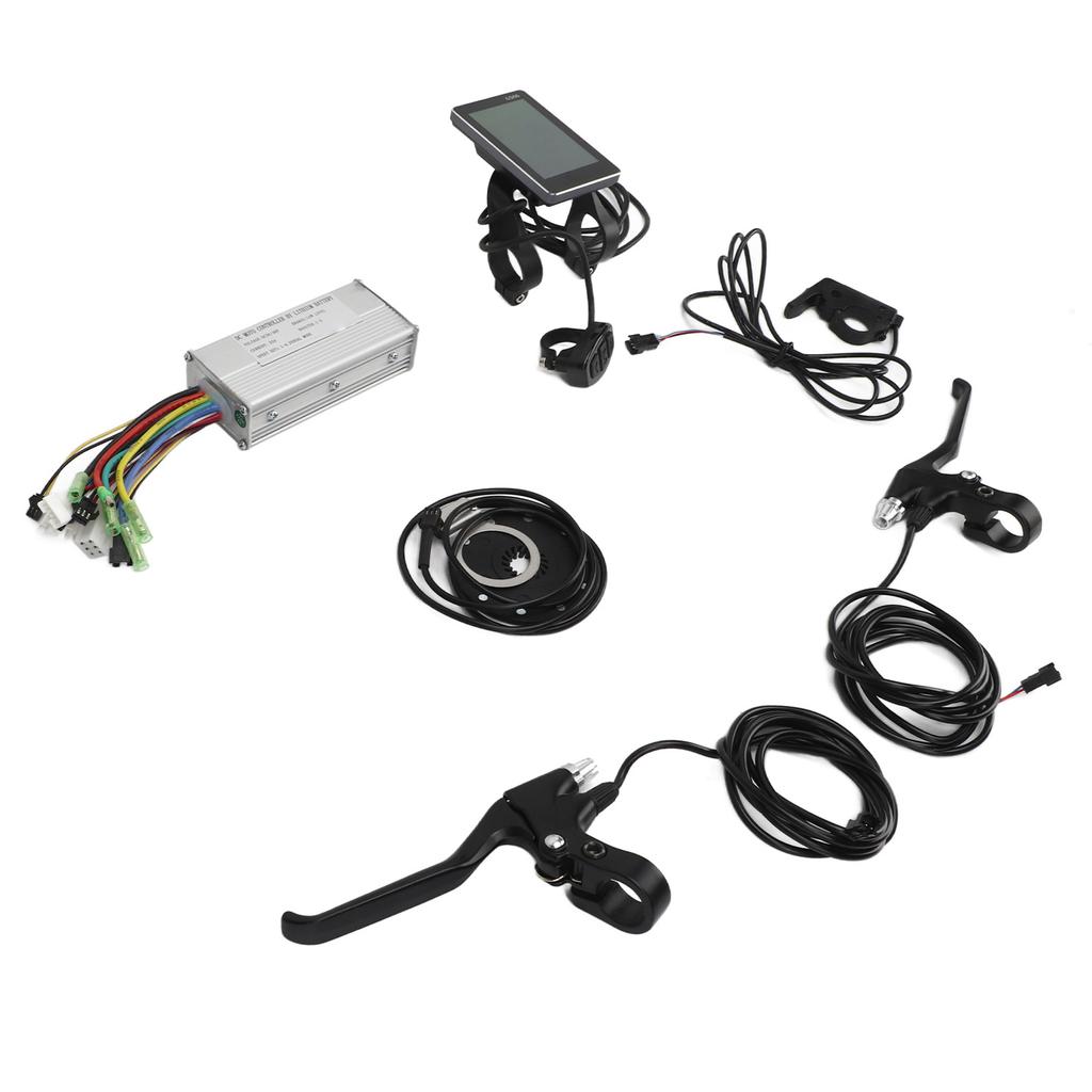 Electric Bike Conversion Kit JN22A Controller GD06 Panel Thumb Throttle Brake Handle Retrofit Kit