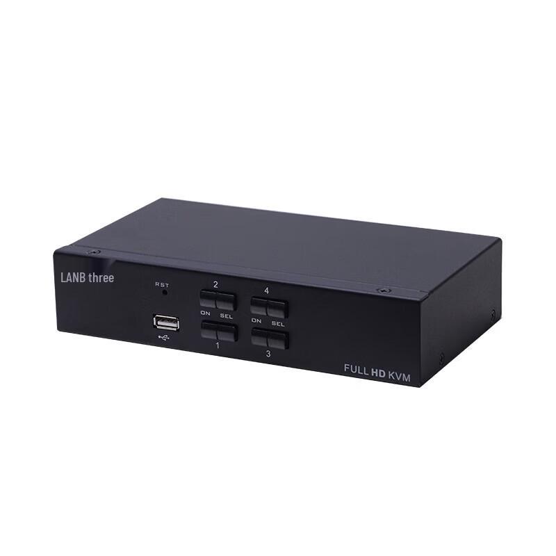 

LANBE 4x1 HDMI USB KVM Switch with Audio