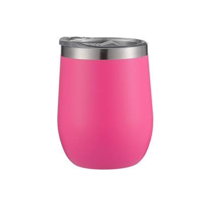 With Lid Insulated Cup 12oz Coffee Cup Travel Mug Stainless Steel Eggshell Cup  Birthday Gift