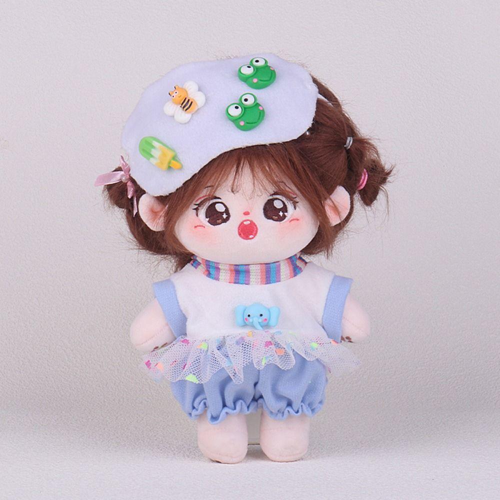 Clothes Cotton Doll Lolita Clothes 20cm Plush Doll Clothes 20 Cm Doll Jk Uniform Clothes  Kids