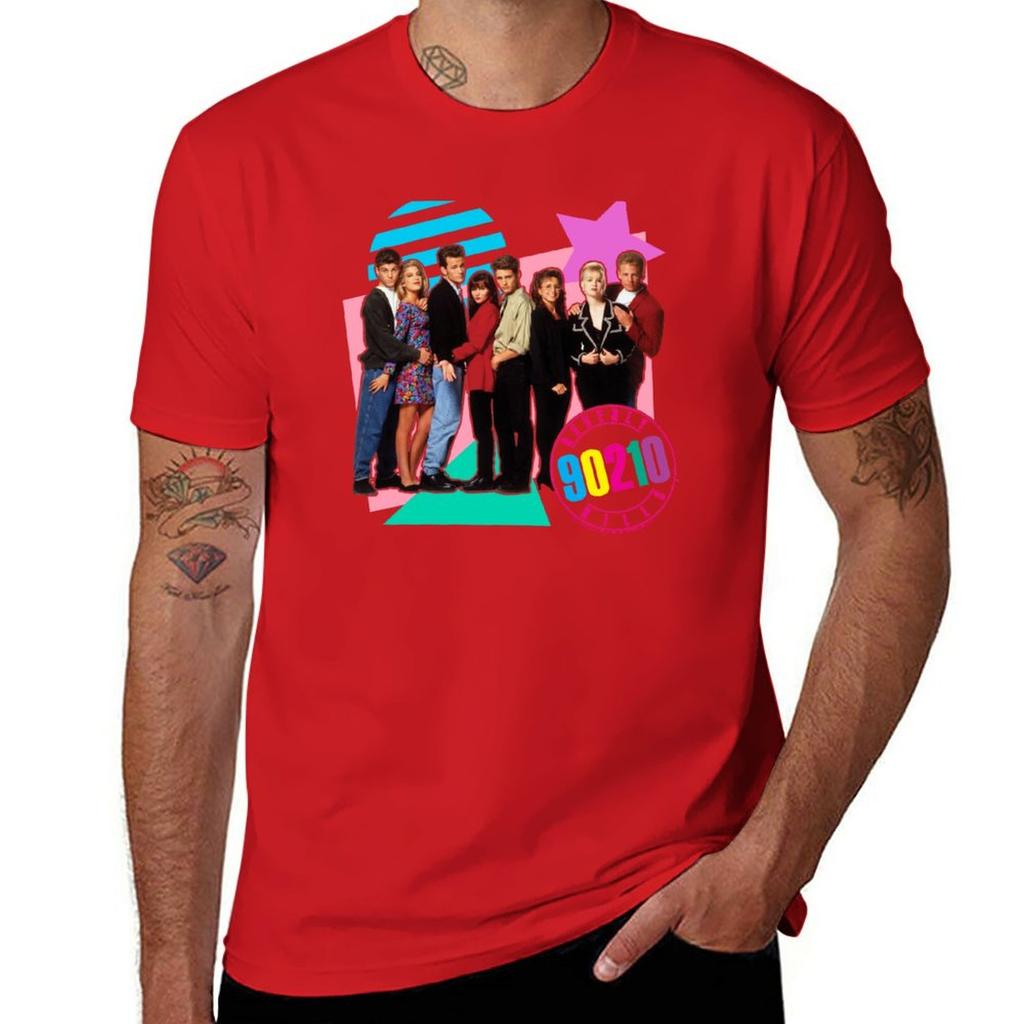 New Beverly Hills 90210 Retro Nineties Group Shot TShirt cat shirts sports fan tshirts tees black t shirt mens plain t shirts