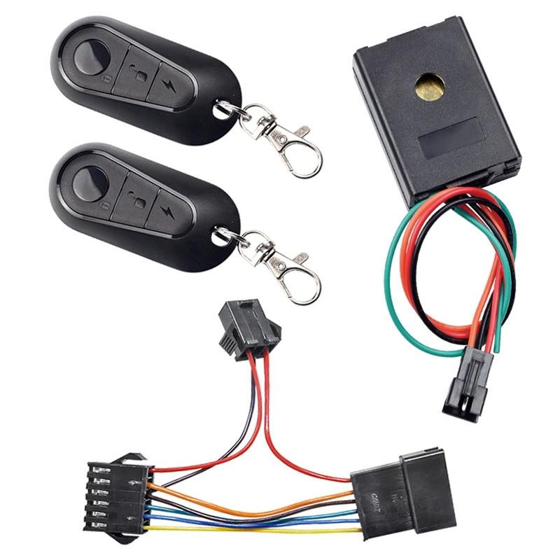 A48M-Professional E-Bike Alarm System 36V 48V 60V 72V with Dual Switch for Electric Bicycle Motorcycle Scooter Brushless Control NONE