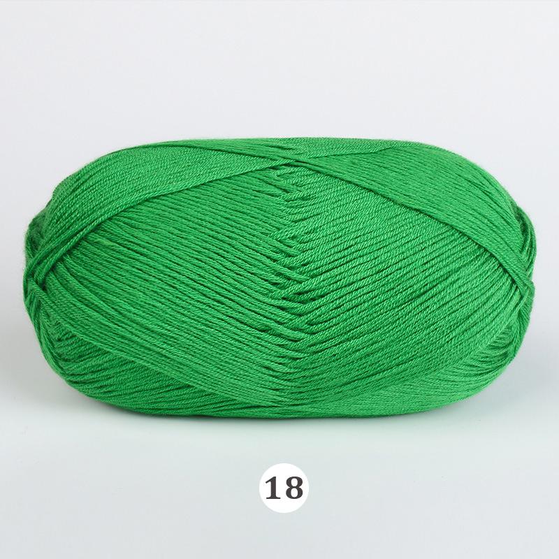 50g/Ball Smooth Hand Woven Yarn Knitted Fabric Natural Bamboo Cotton Crochet Yarn Baby Hand Soft