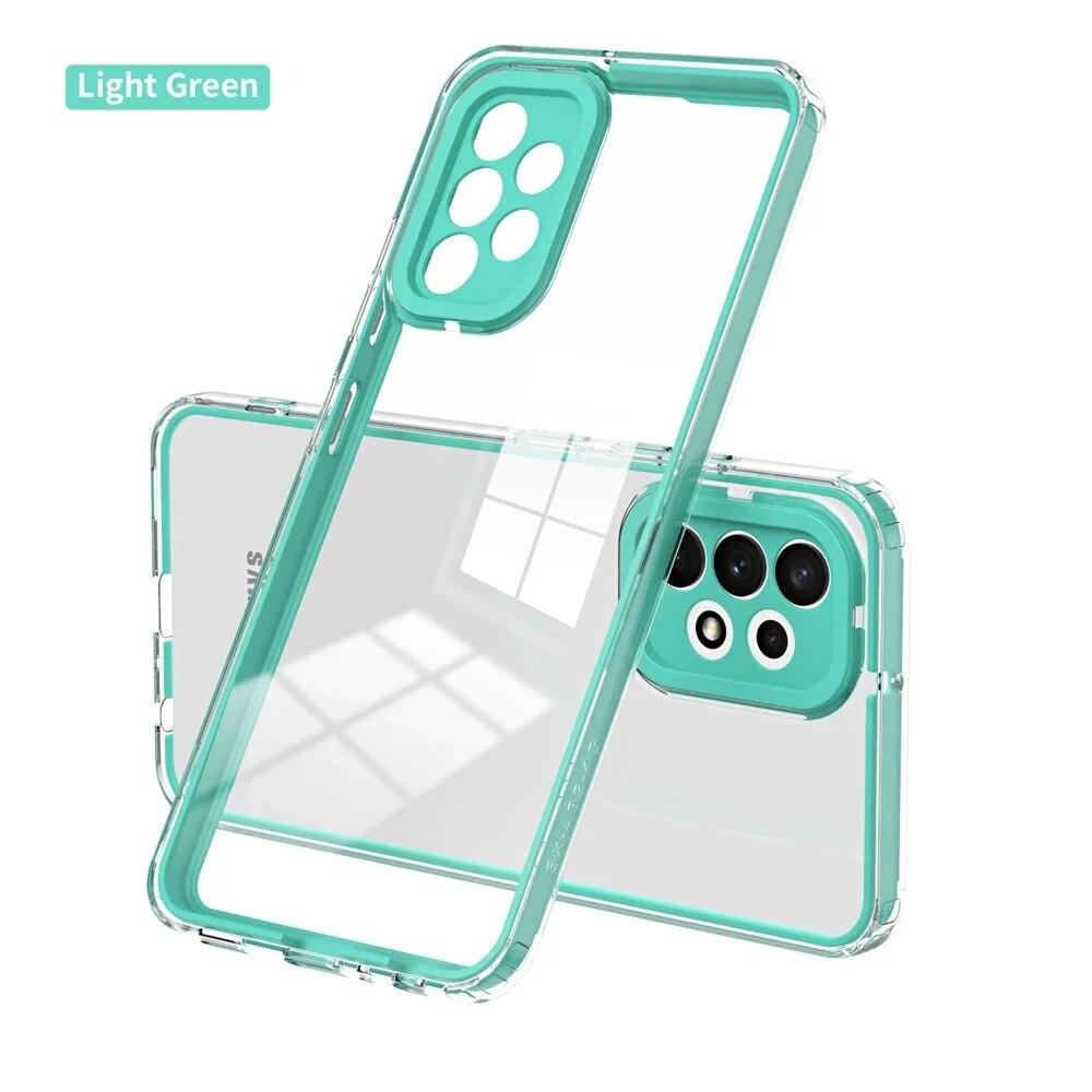 Phone Case for Samsung Galaxy A13 A23 A33 A53 A73 A32 A52 A51 A04 A14 A24 A34 A54 A25 Cases Bumper Protector Clear Cover