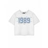 Show Me The Merch Womens/Ladies 1989 Cropped Short-Sleeved T-Shirt